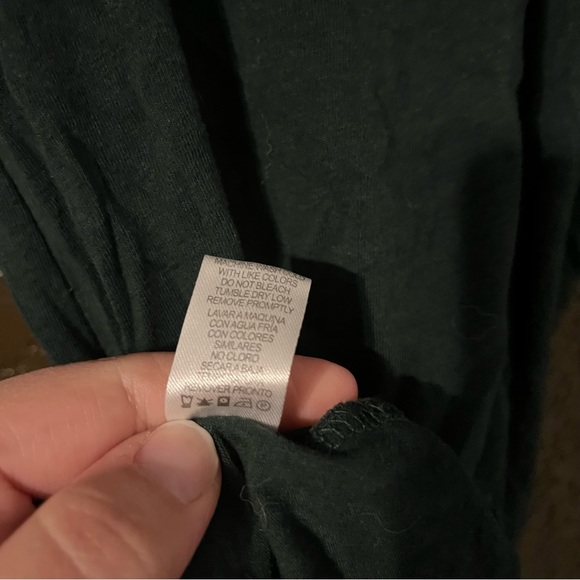 Black Cami Style Tank Top, Size Small, Long Length - Picture 4 of 5